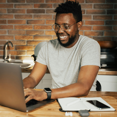 Man with Laptop