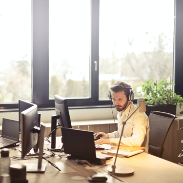 Person at Desk