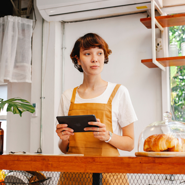 Woman With Laptop